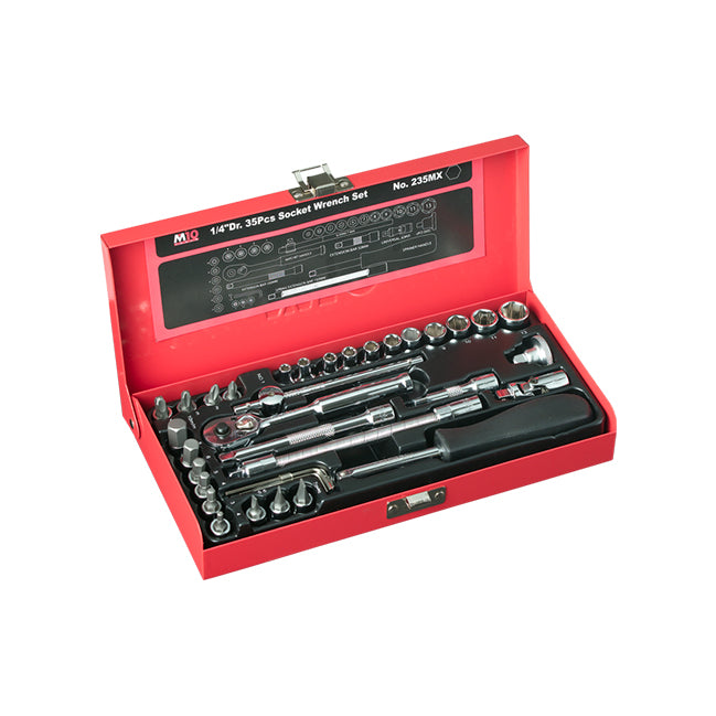M10 1/4'' Dr Socket Set 235 Mx 35pcs