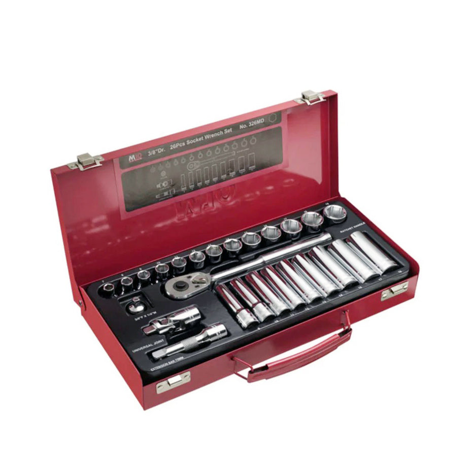 M10 3/8'' Dr Socket Set 326md 26pcs