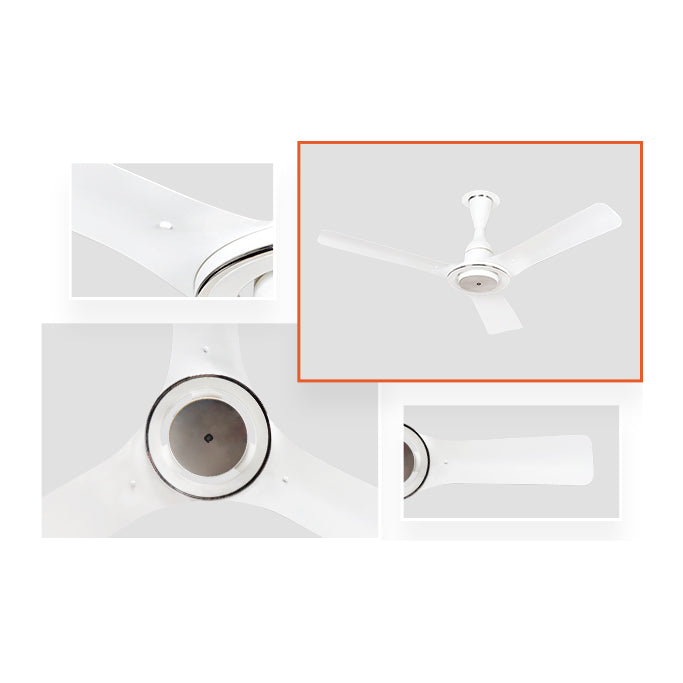 Orient Ceiling Fan I-float White 1200mm with Remote