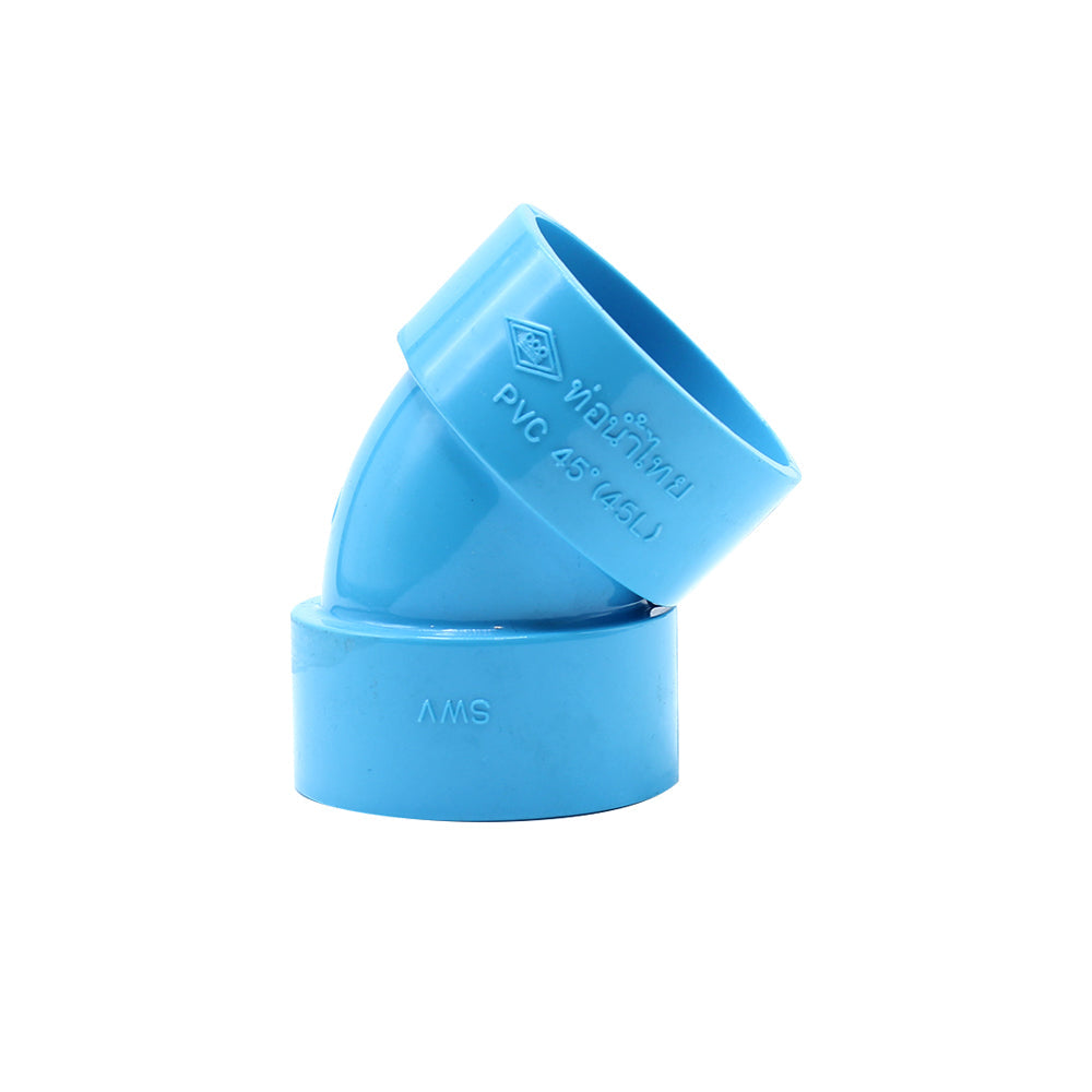 PVC 45 Degree Elbow 45L 3" Blue