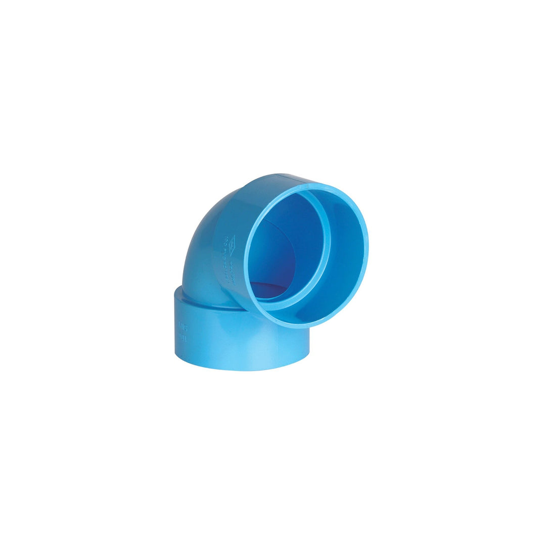 PVC 90 Degree Elbow (DL) 2½'' (65mm) Blue