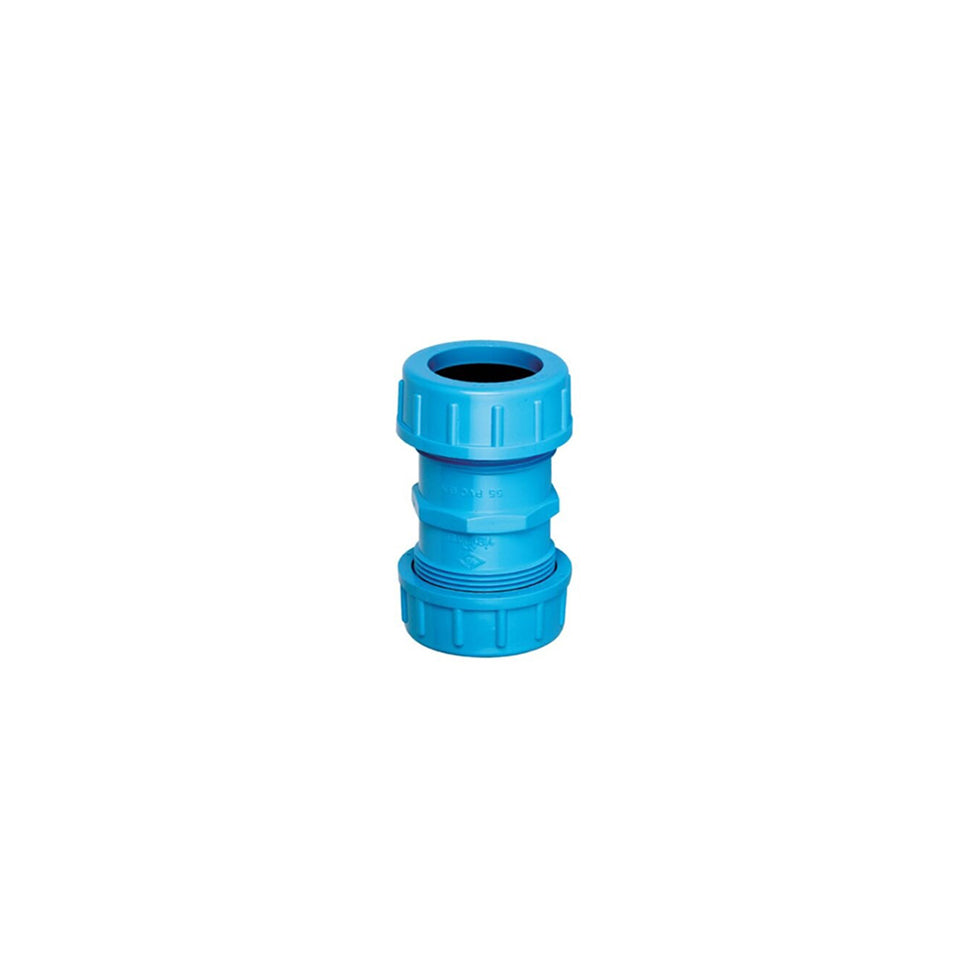 PVC TS Coupling ½'' Blue