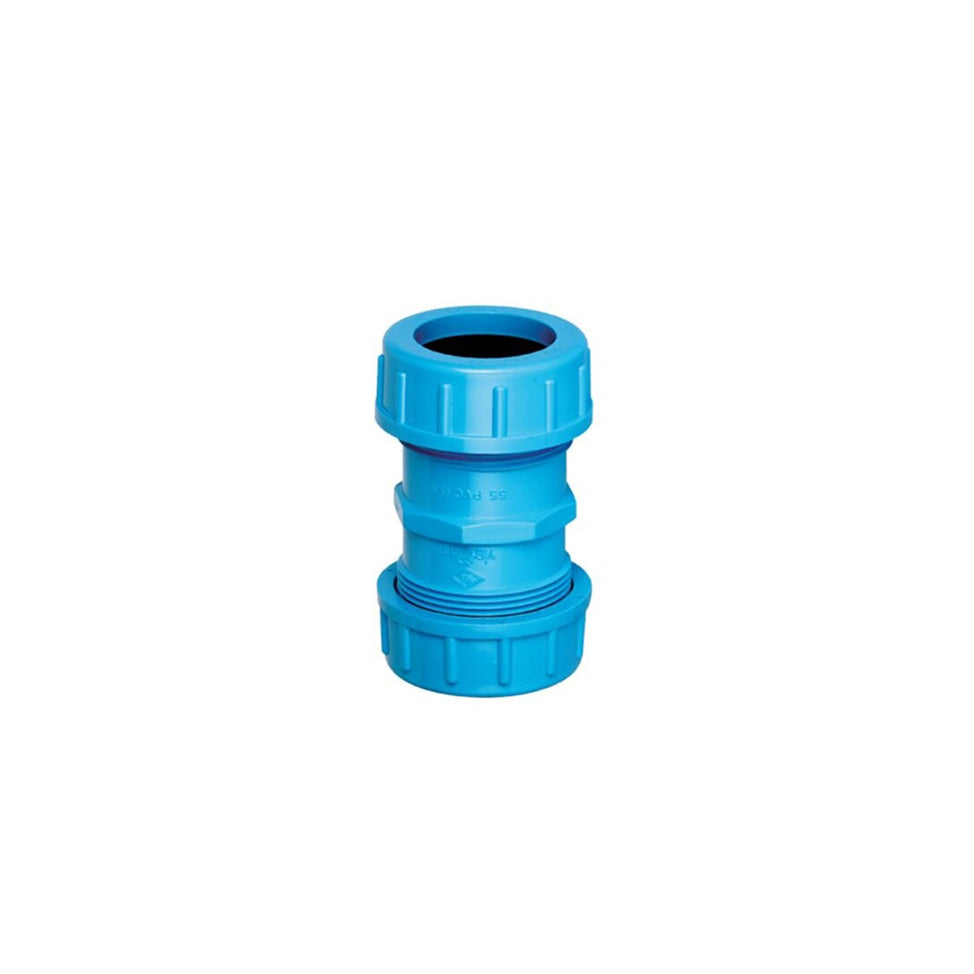 PVC TS Coupling 1½'' Blue