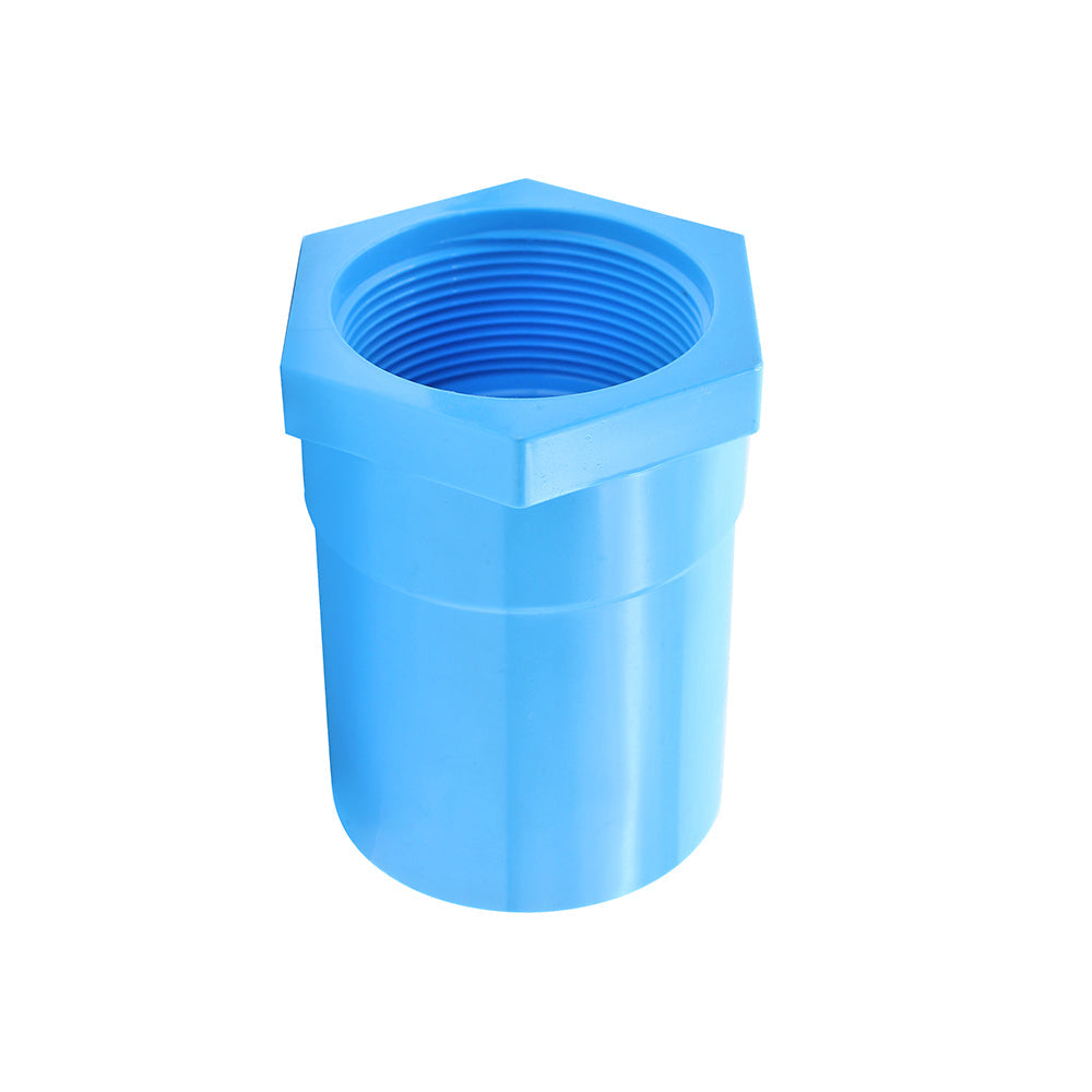 PVC TS Faucet Socket 4" (100mm) Blue