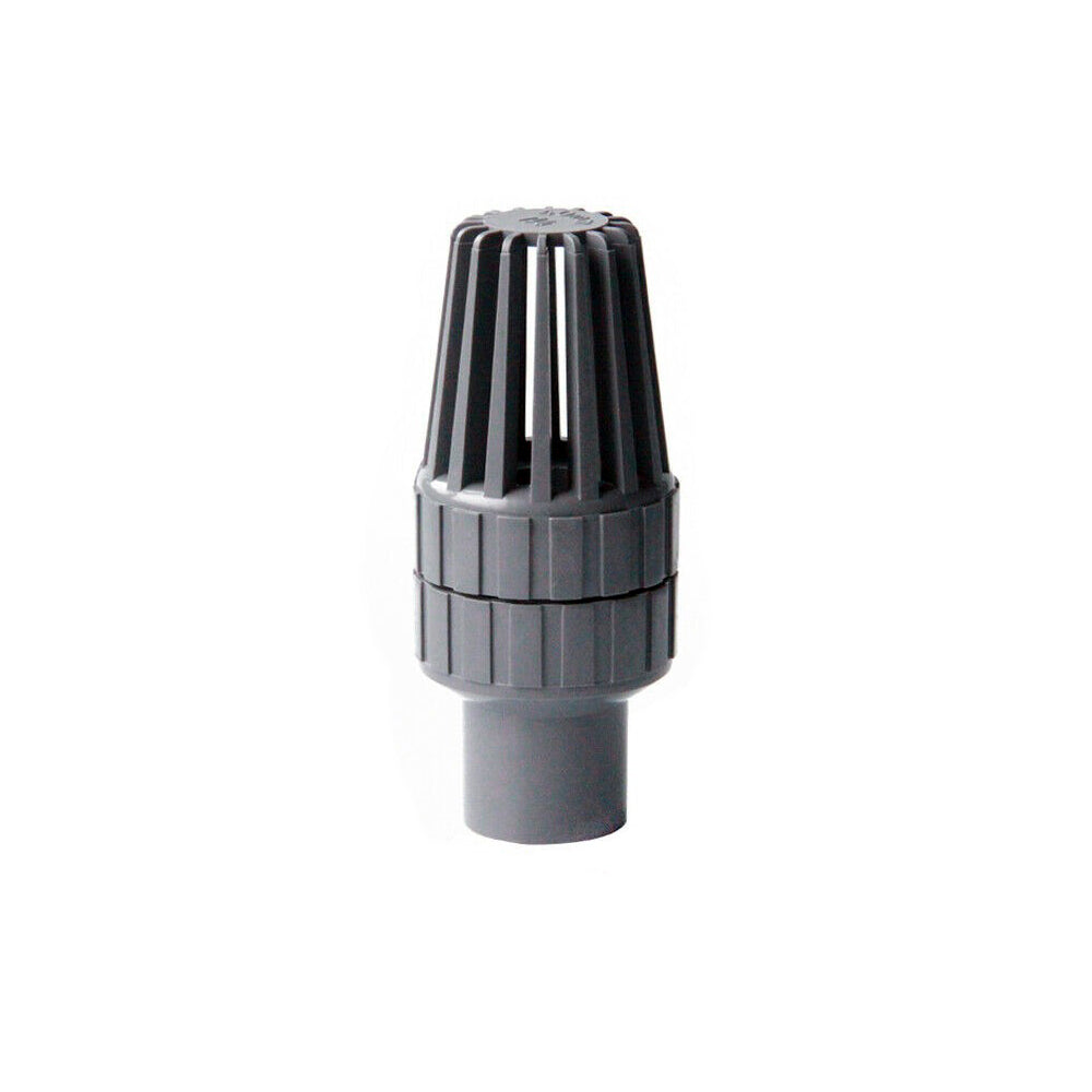 PVC Foot Valve 1 ½'' (40mm) Grey