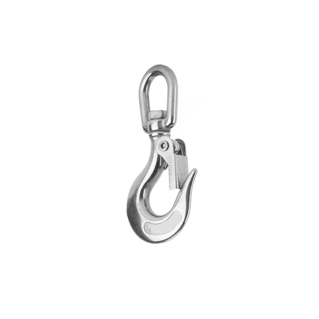 SS Swivel Eye Hook With Latch 304 12mm