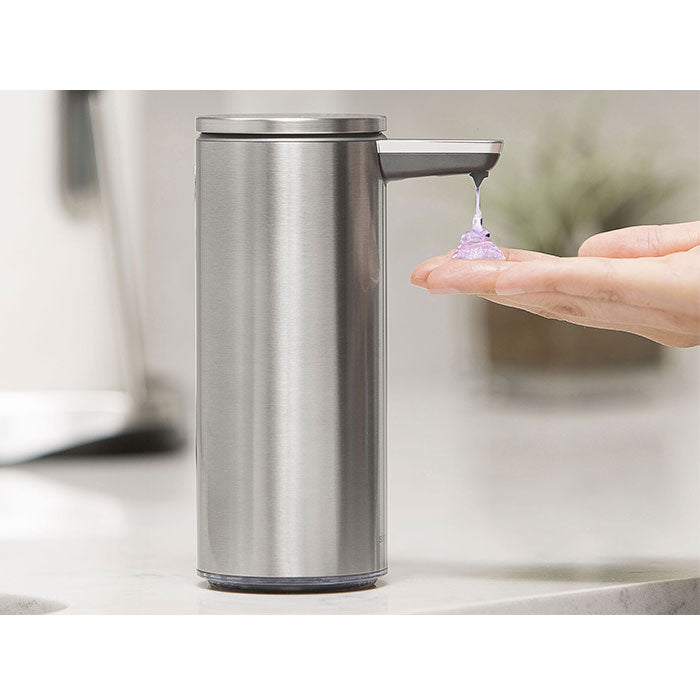 Rechargeable Sensor Pump, Brushed Stainless Steel 266ml