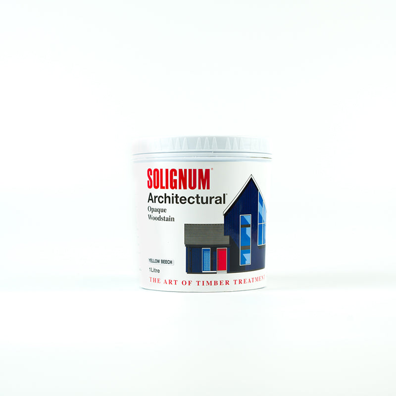 Solignum Architectural Water Base Wood Stain Yellow Beech 1L