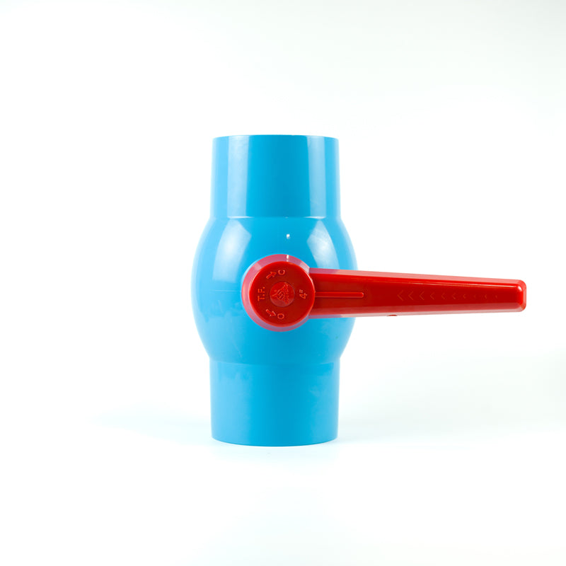 Pvc Ball Valve Blue Socket 3''