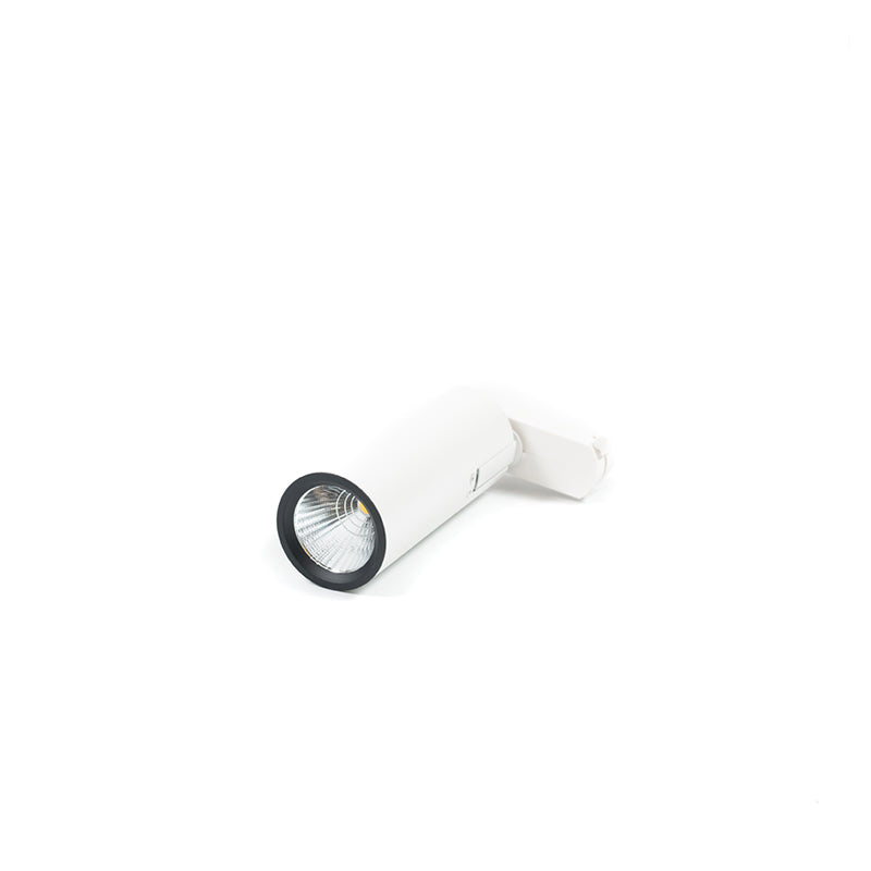 Rio 13w Led Track Light-Matte White Color With Black Front R