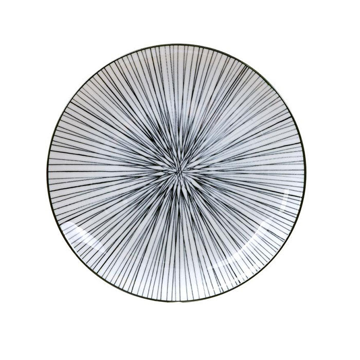 TDS Nippon Black Plate Lines/Black Rim 20.6cm
