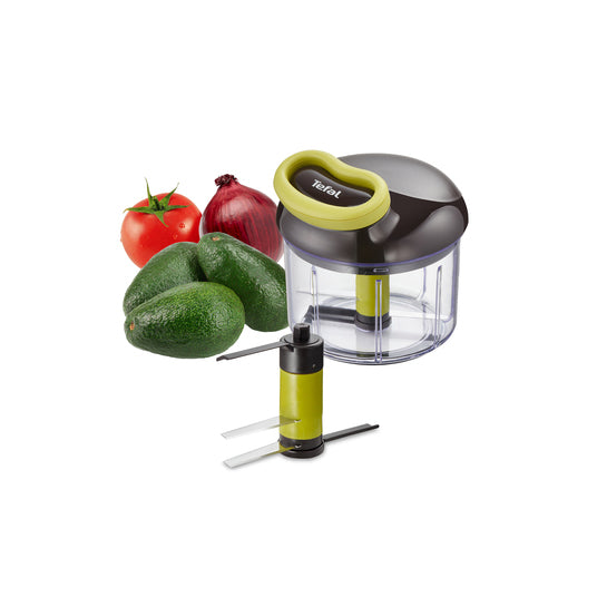 Tefal 5 Manual Chopper 500ml (White & Green)