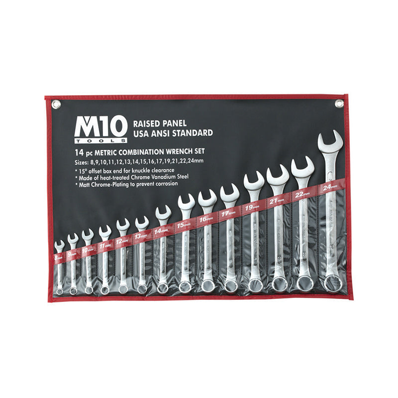 Combination 14pcs Wrench Set 14m