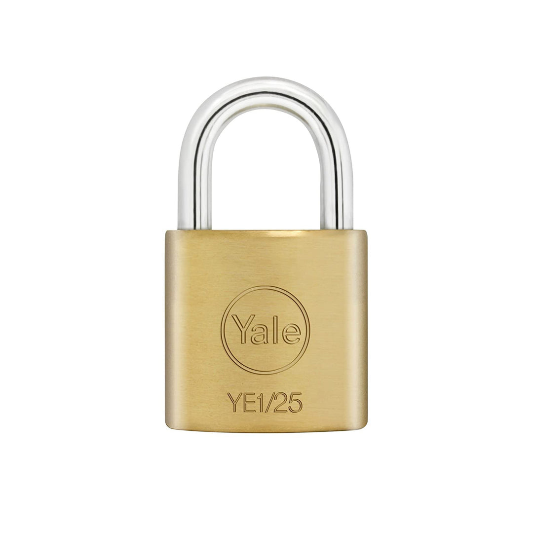 Yale Solid Brass Padlock 25mm