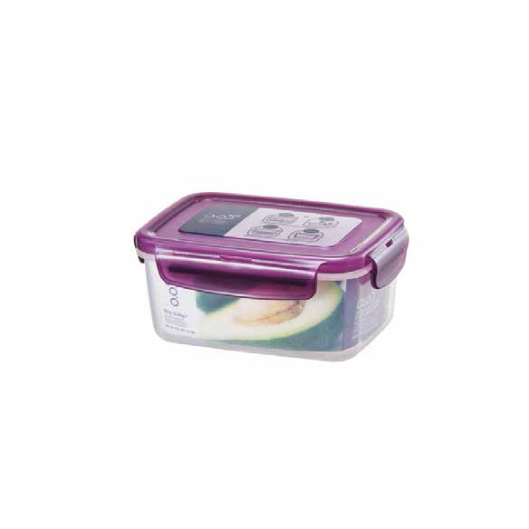 0.05g Rectangular Violet 630ml Container