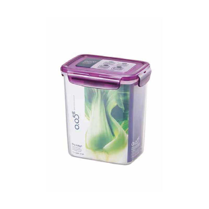 0.05g Rectangular Violet 1.7L Container