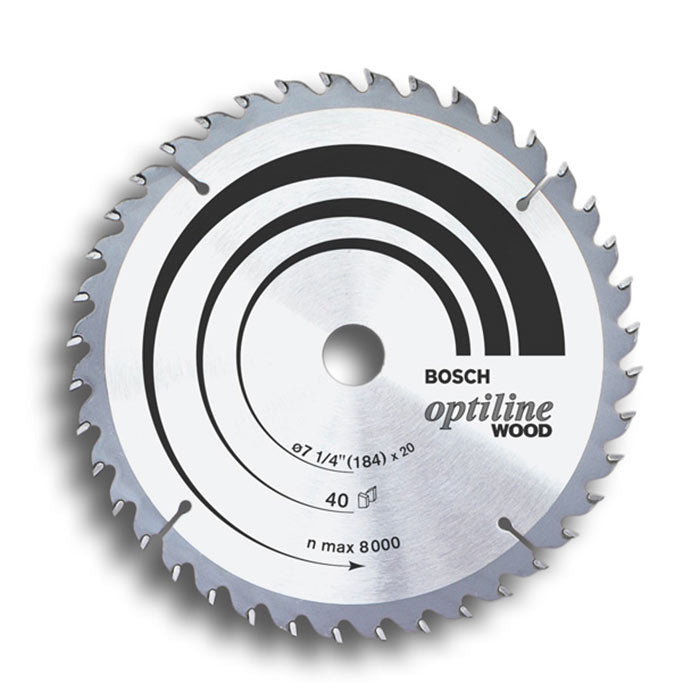 Bosch optiline circular 2024 saw blade