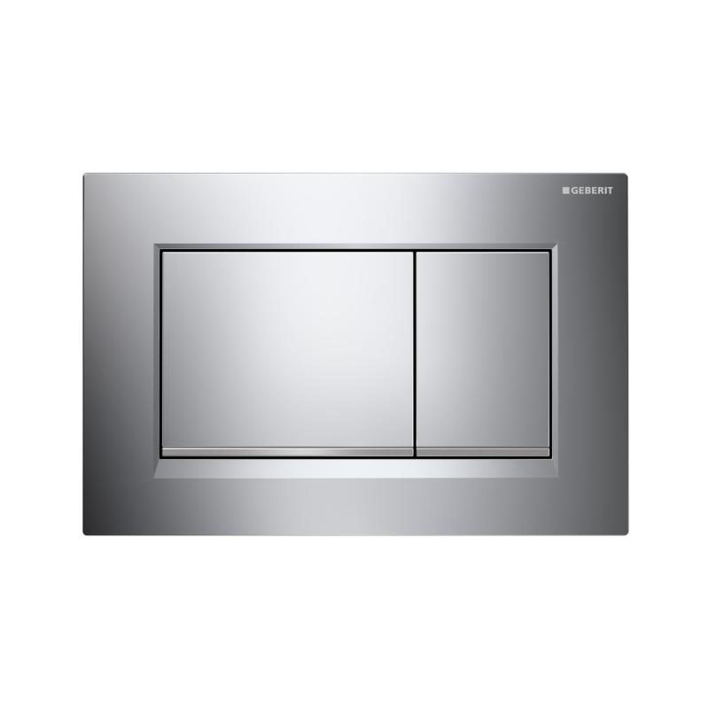 Geberit Sigma 20 Actuator Plate for Dual Flush - Bright Chrome 30