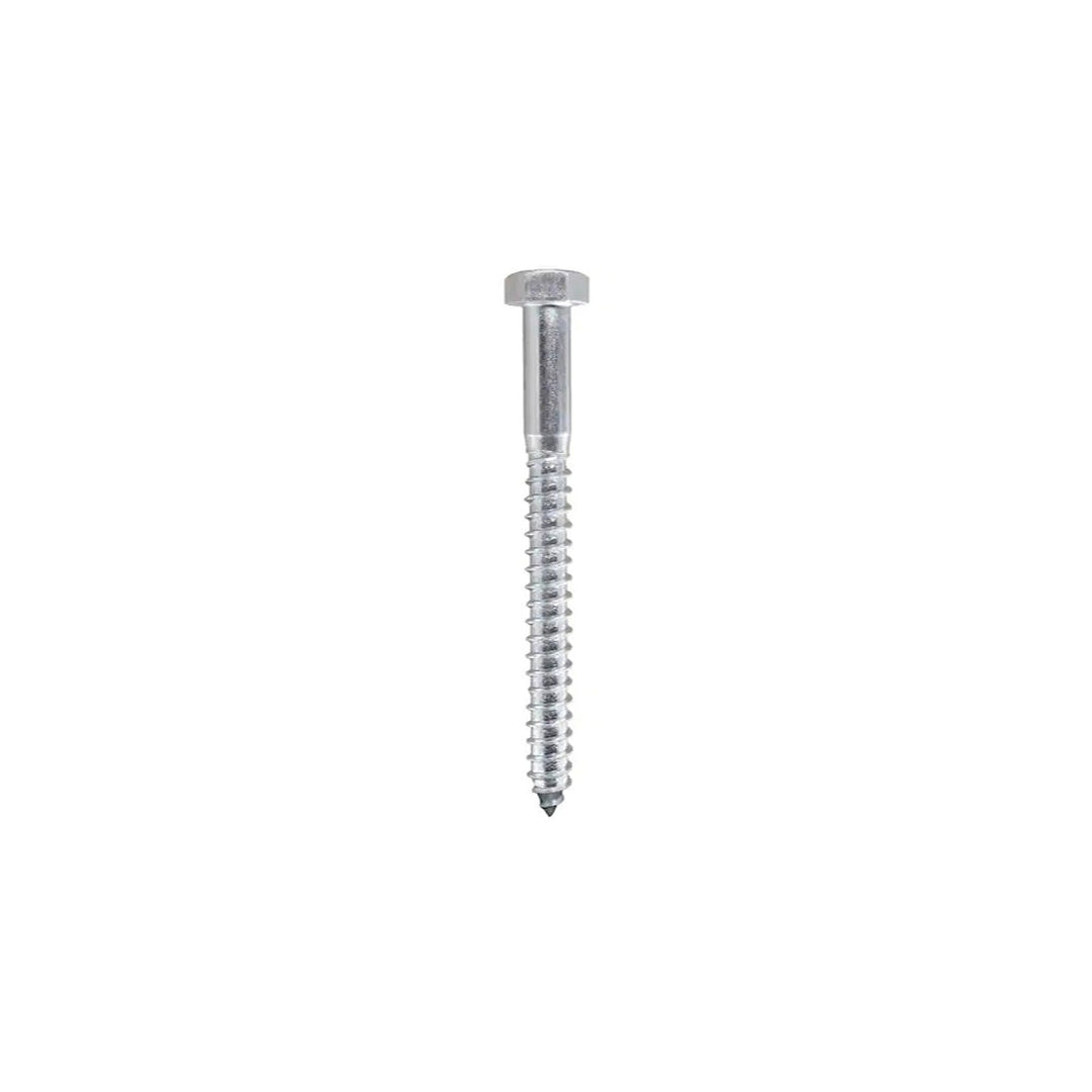 SS304 Hexagon Head Wood Screw 12mm x 150mm