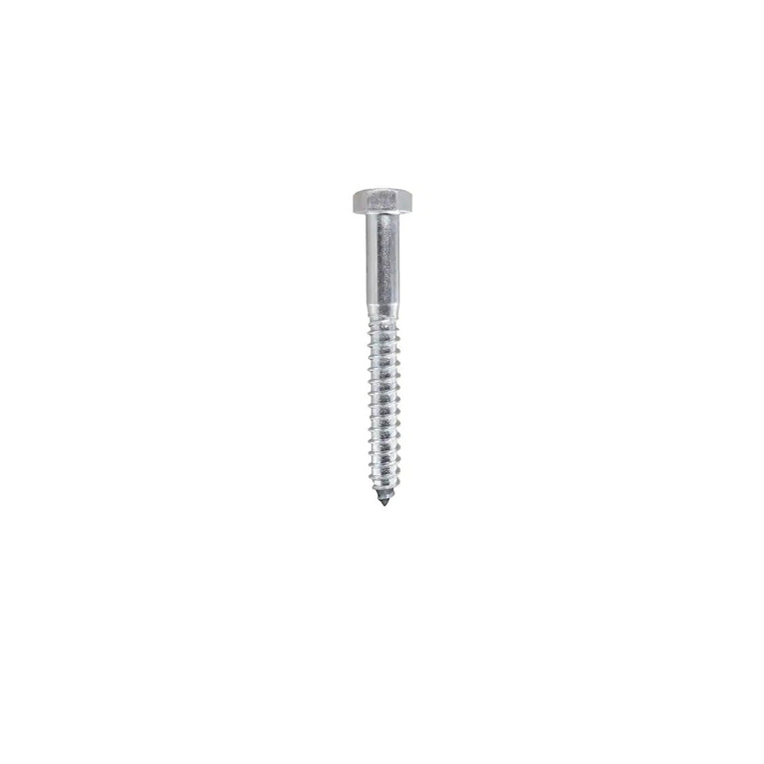 SS304 Hexagon Head Wood Screw 12mm x 100mm