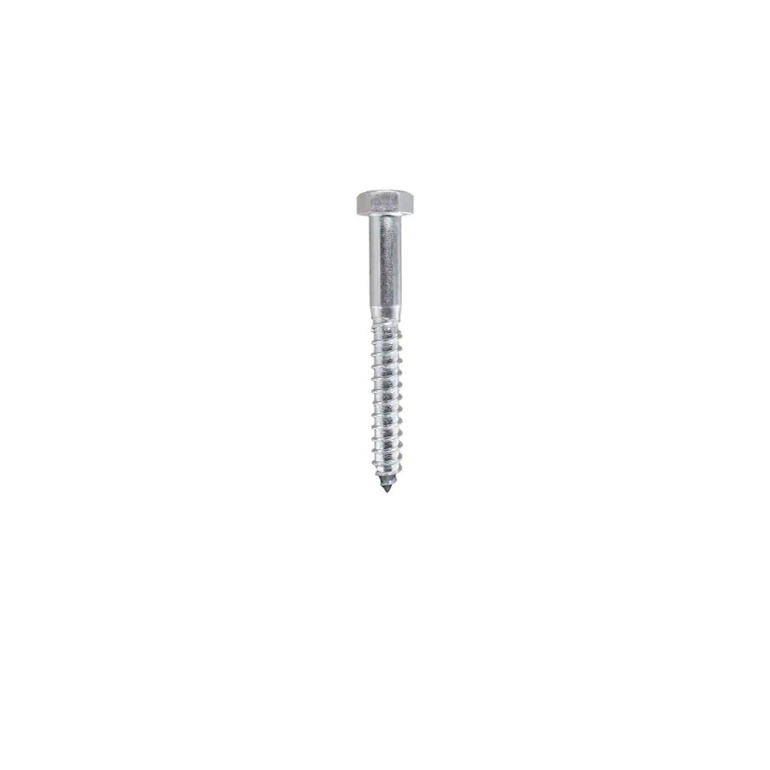 SS304 Hexagon Head Wood Screw 10mm x 75mm
