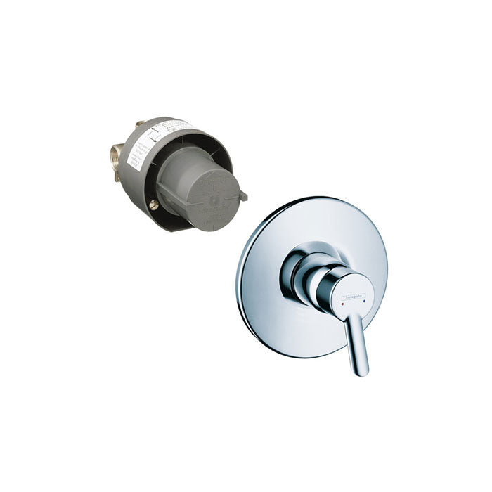 Focus S Single Lever Shower Mixer Concealed Set