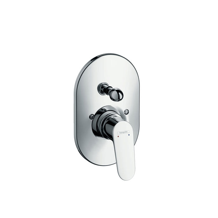 Focus Single Lever Bath Mixer Concealed Finish Set Chrome
