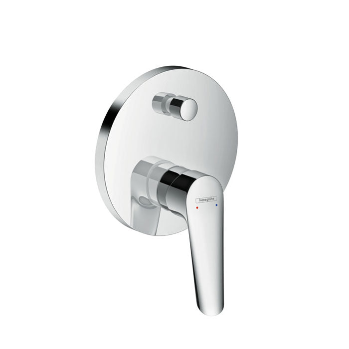 Logis E Single Lever Bath Mixer Finish Set