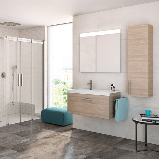 Roca Lanta basin mixer high-neck, Cold Start