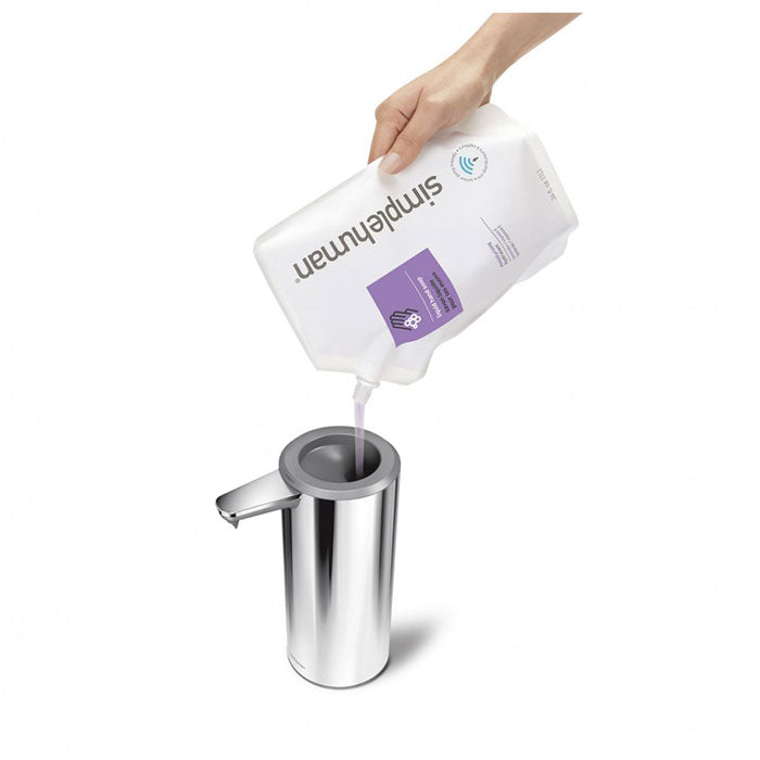 Rechargeable Sensor Pump, Polished Stainless Steel 266ml