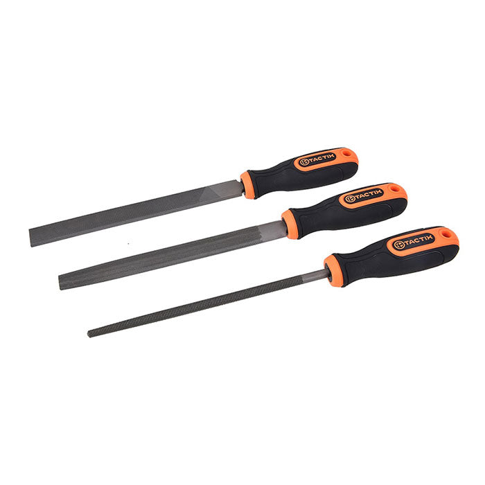 Steel File Set 3pcs 200mm