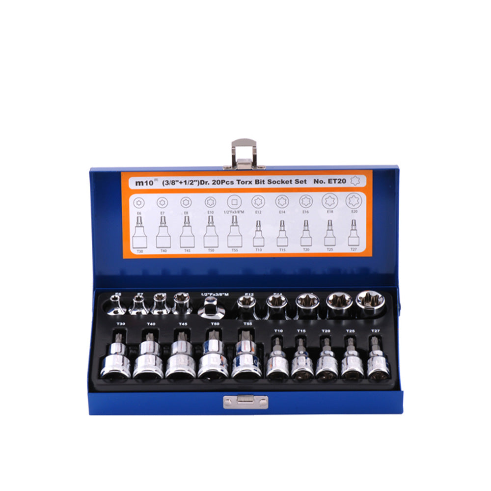 M10 - Et20 Star Socket Set 20pcs