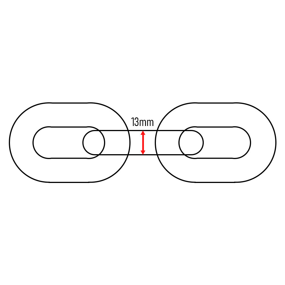Galva Chain 13mm Allways (49 Feet)