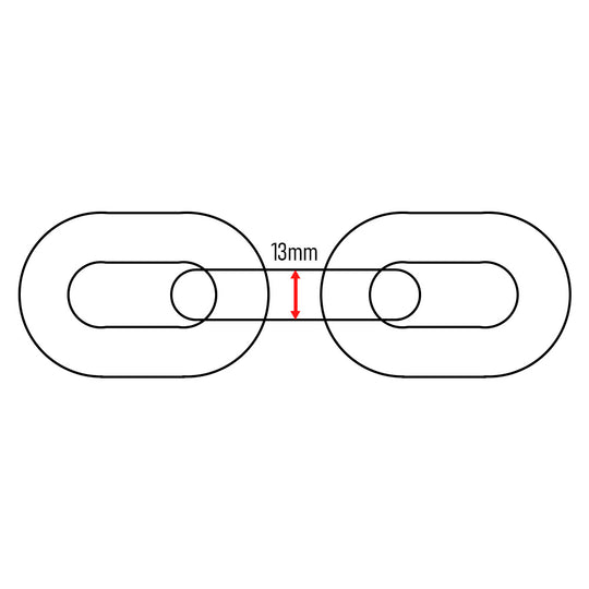 Galva Chain 13mm Allways (49 Feet)