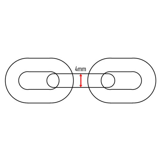 Galva Chain 4.0mm Allways (530 Feet)