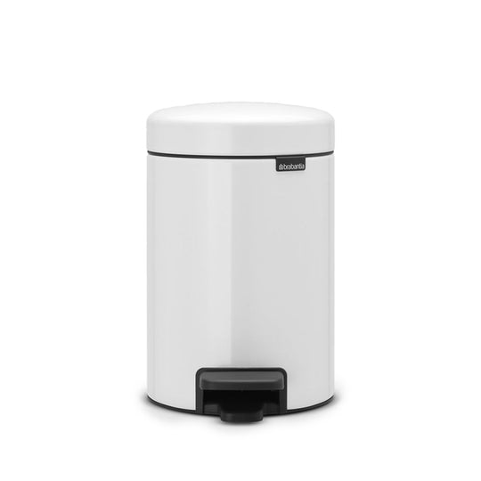 Brabantia Pedal Bin Newlcon White 3L