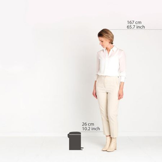 Brabantia Pedal Bin Newlcon White 3L