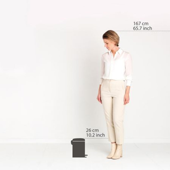 Brabantia Pedal Bin Newlcon White 3L