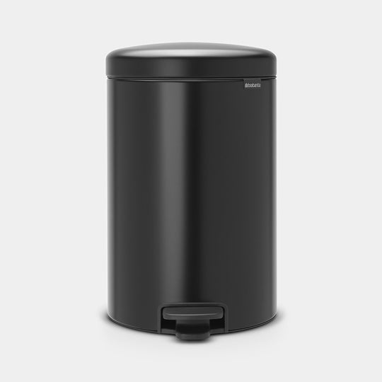 Brabantia Pedal Bin Newicon Matt Black 20lt