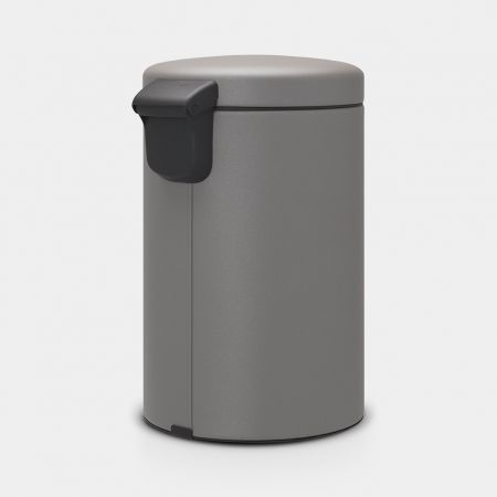 Brabantia NewIcon Pedal Bin Mineral Concrete Grey 12ltr