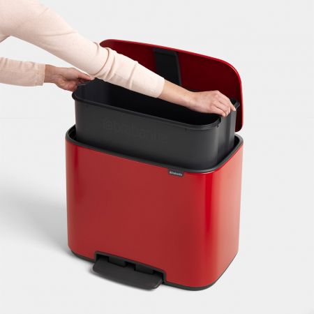Brabantia Pedal Bin Passion Red 36L