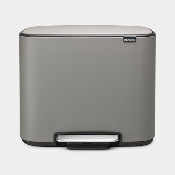 Brabantia Pedal Bin Mineral Concrete Grey 36L