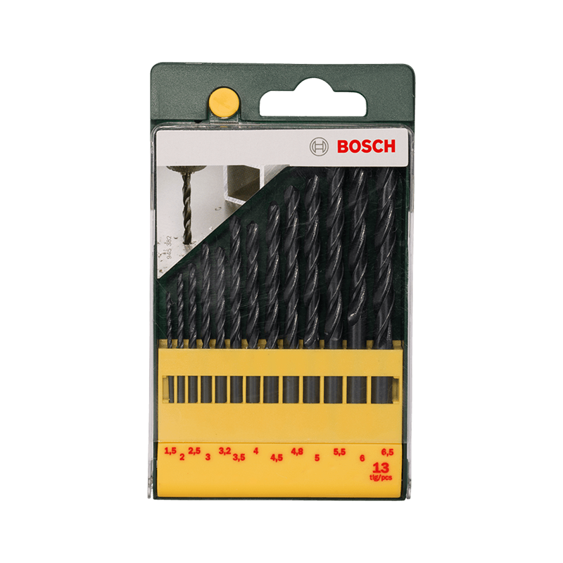 Bosch Metal Drill Bit HSS-R 13pc Set