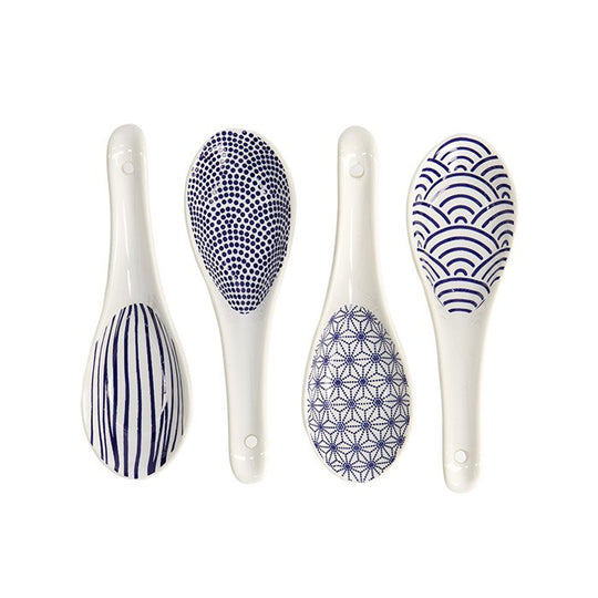 TDS Soup Spoon, 4-piece set, Nippon Blue, 13.8cm - 16776