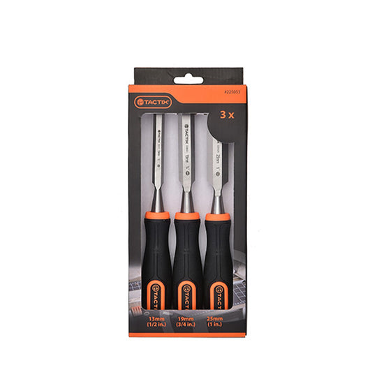 Wood chisel long 3pc set