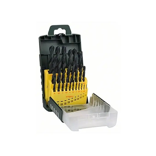 Drill Bit Hss 25 Pcs Set 1mm To 13mm