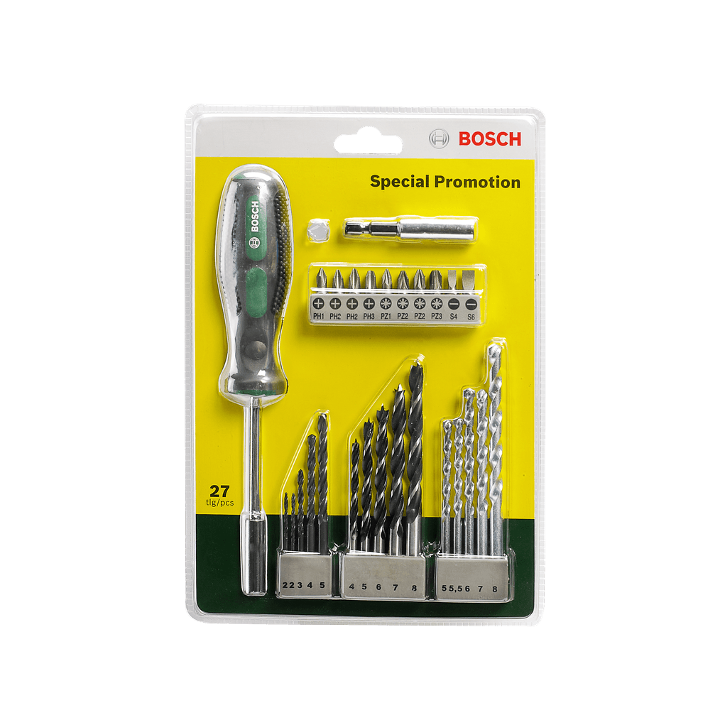 Bosch Drill and Screwdriver Bit Set 27 pieces