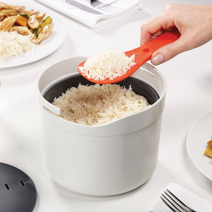 Joseph Joseph M-Cuisine Rice Cooker (Stone/Orange)