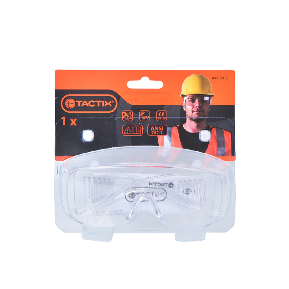 Safety Goggle Clear E/F Barcode