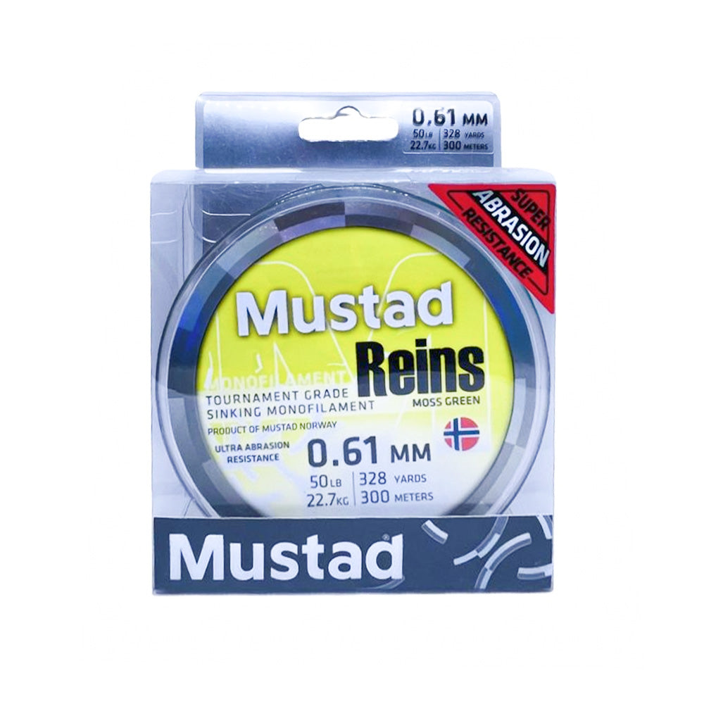 Mustad Reins Monofilament Mgr-50lb-300m